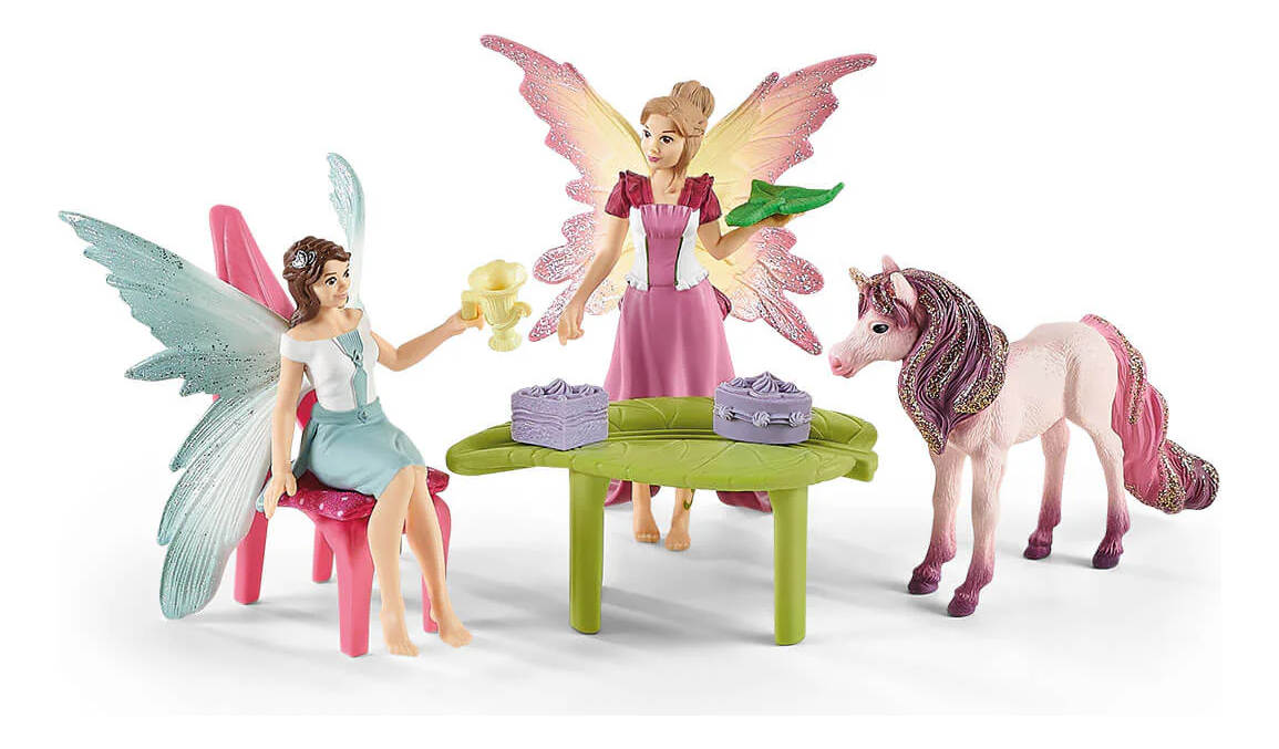 Figura Cafetería Hada Para Elfos Schleich Bayala Juego Trex