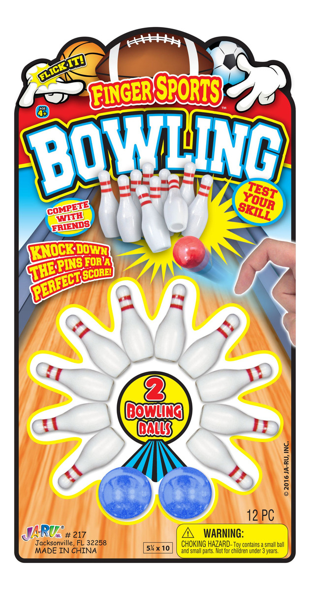 Juego Bolos Niños Bowling Juguete 10 Pinos 2 Bolas Ja Ru Trx