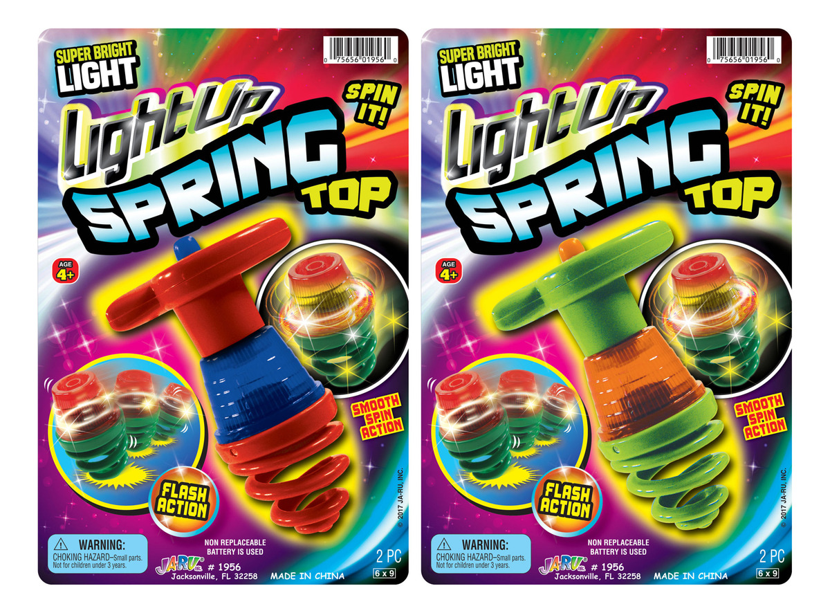 Trompos Luces Flash Spin It Super Bright Ja Ru Trex