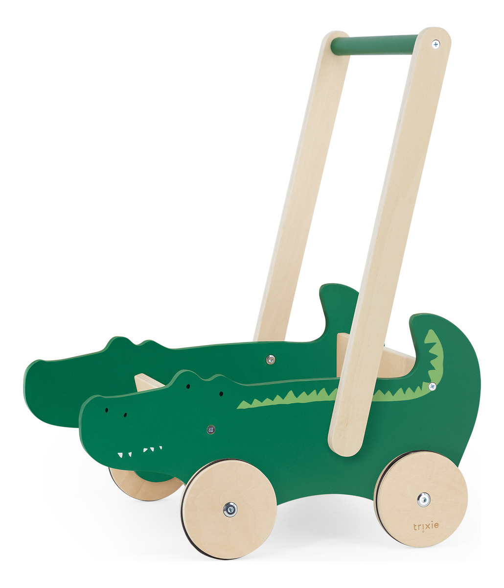 Carrito Madera Andador Infantil Animales Trixie Didactico Tx