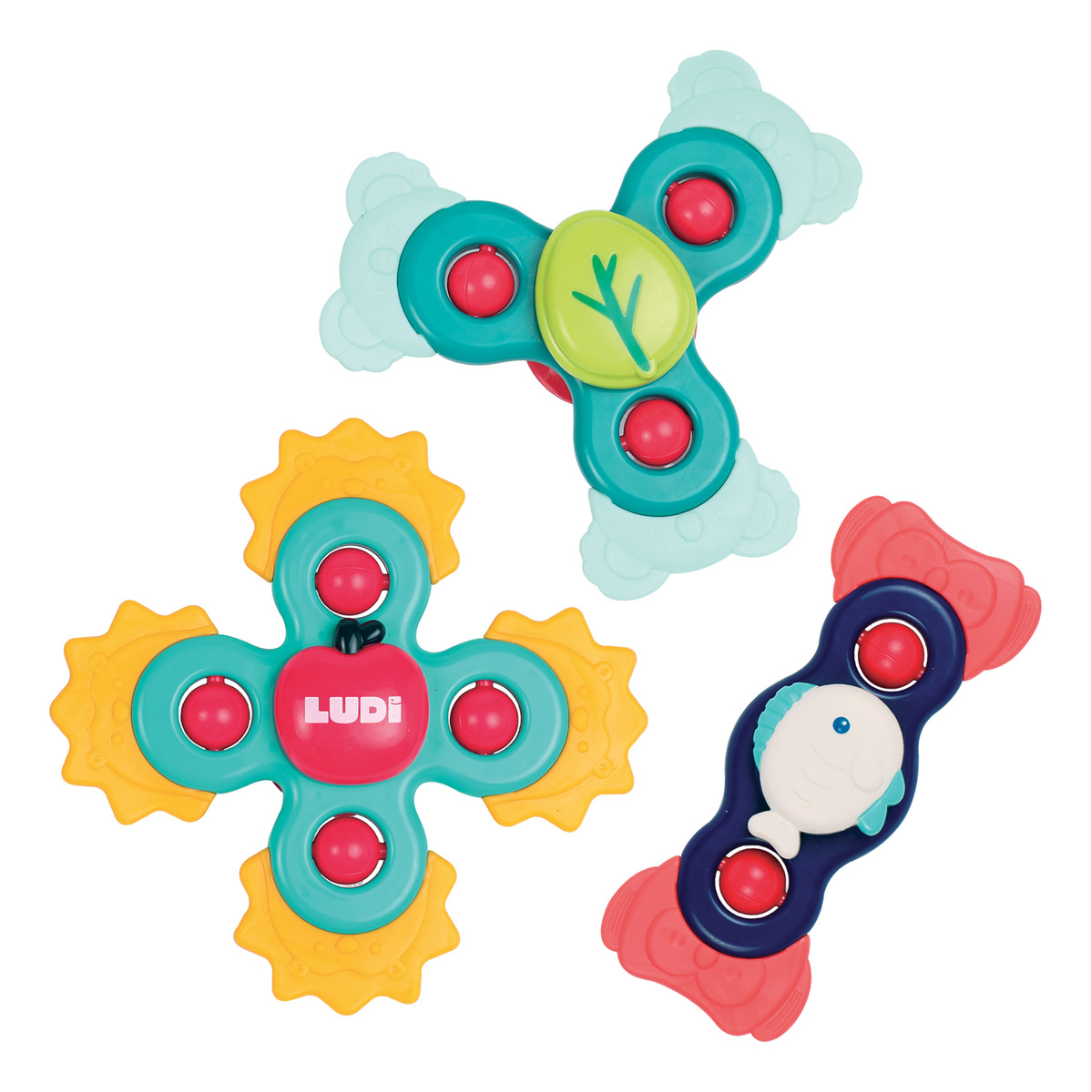 Set Baby Spinners Sensorial Ludi Bebe 10 Meses Calidad Trex