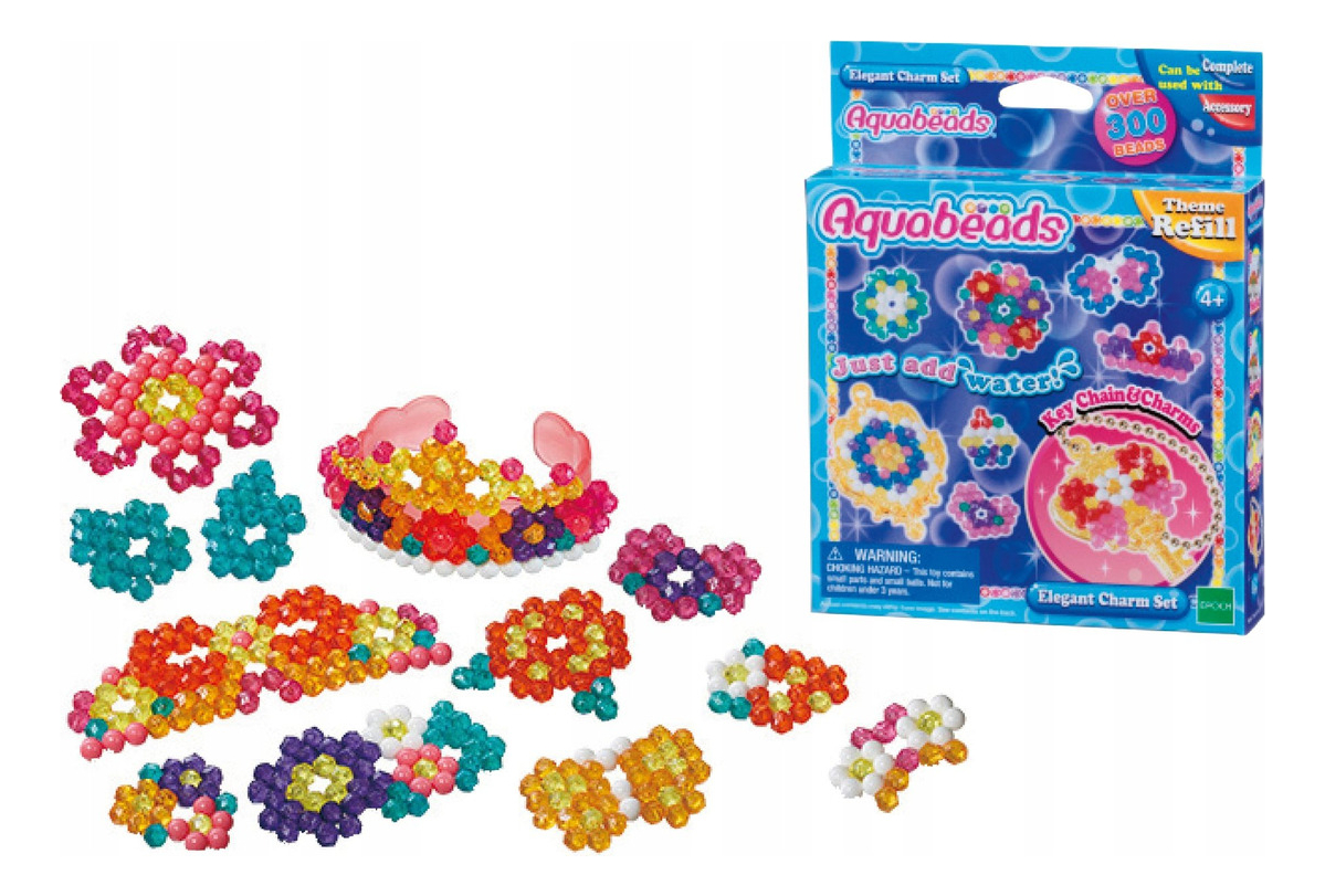 Aquabeads Set Crear Llaveros Dijes Juego Infantil Niñas Trex