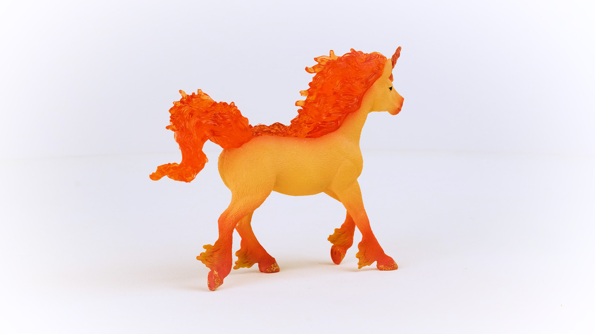 Semental Unicornio De Fuego Schleich Bayala Crin Flamante Tx