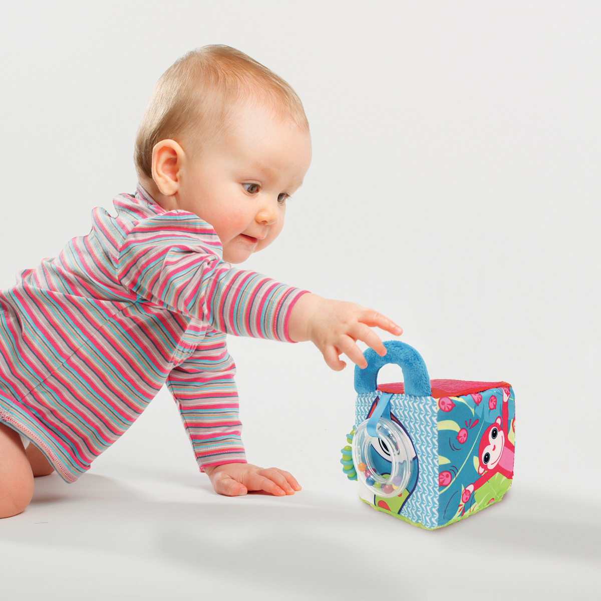 Cubo Fabrica De Actividades Bebe Ludi Juego Sensorial Tx