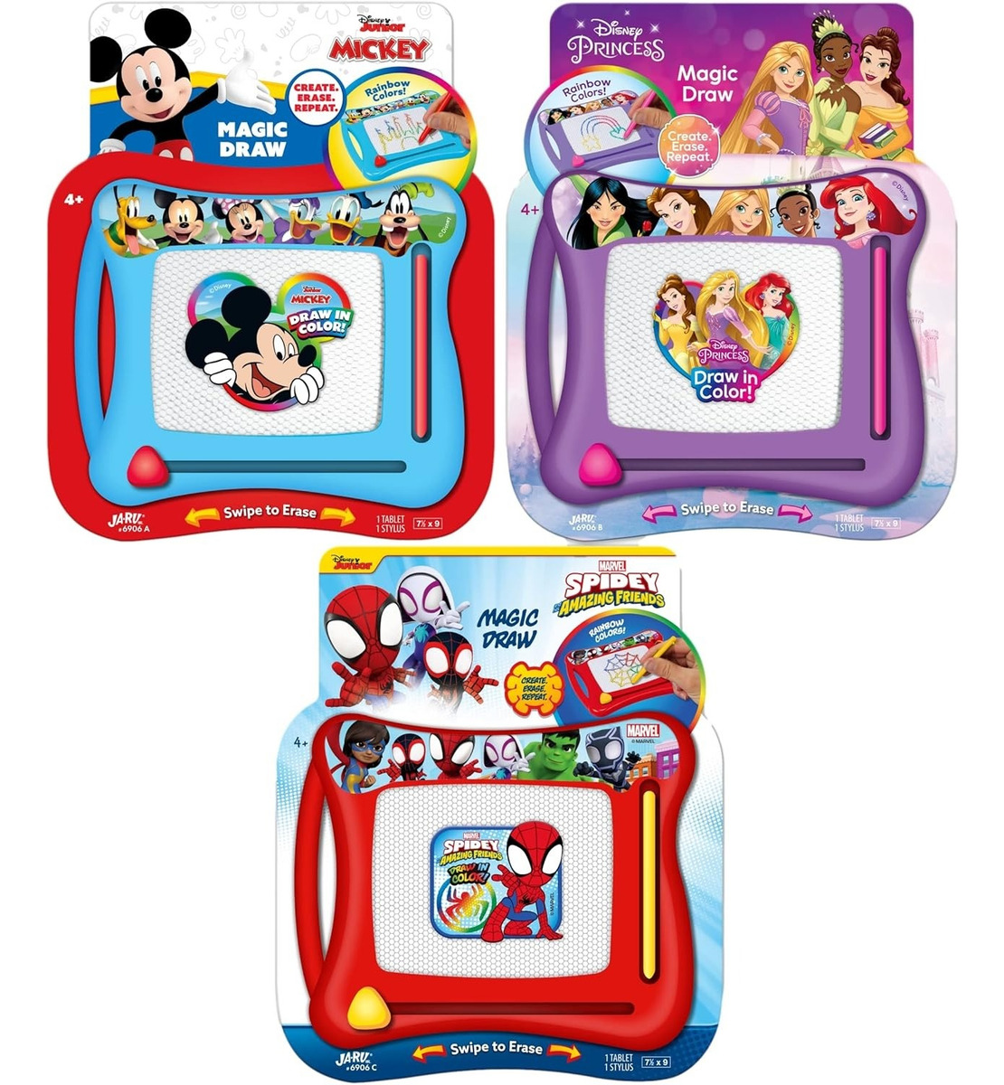 Pizarra Mágica Jaru Disney Princesas Mickey O Spidey Tiktok