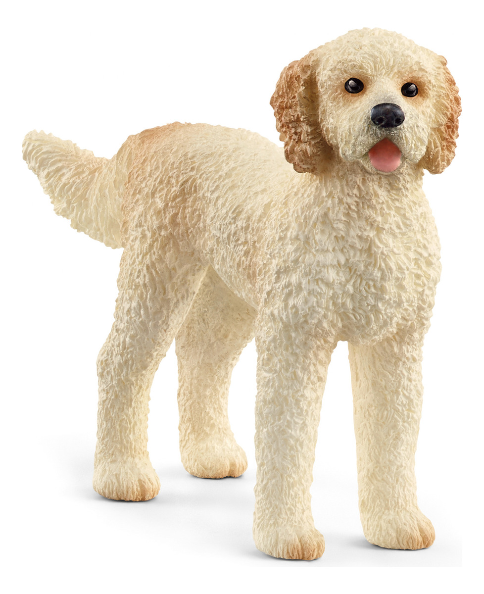 Figura Perro Goldendoodle Schleich Farm World Curls Realista