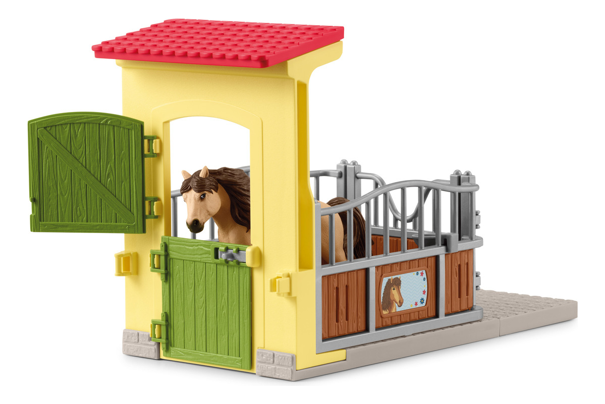 Figura Puerta Mini Establo Granja Infantil Coleccionable Trx