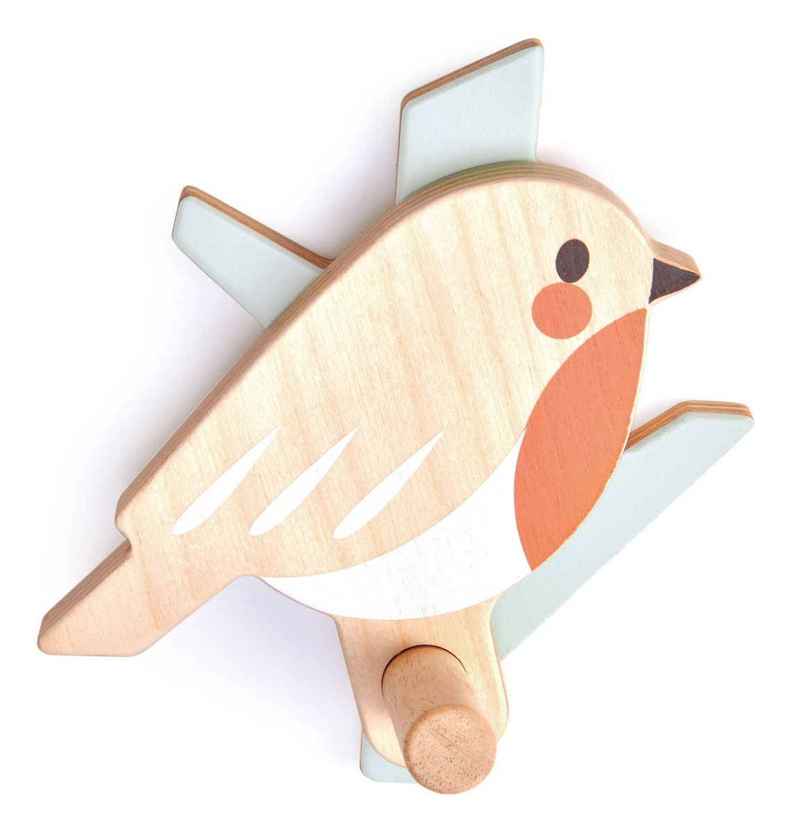 Perchero Madera Infantil Pajaro Tender Leaf Toys Calidad Tx®