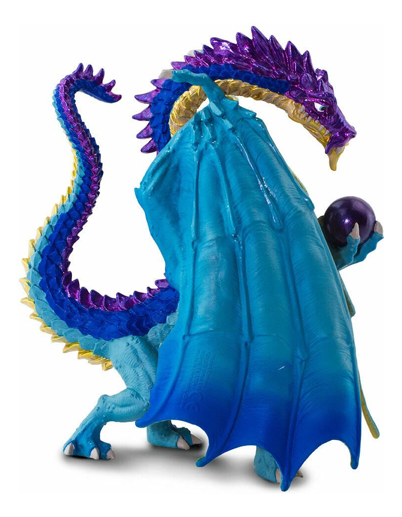 Figura Safari Dragon Mago Hechicero Juguete Mitologico Trex