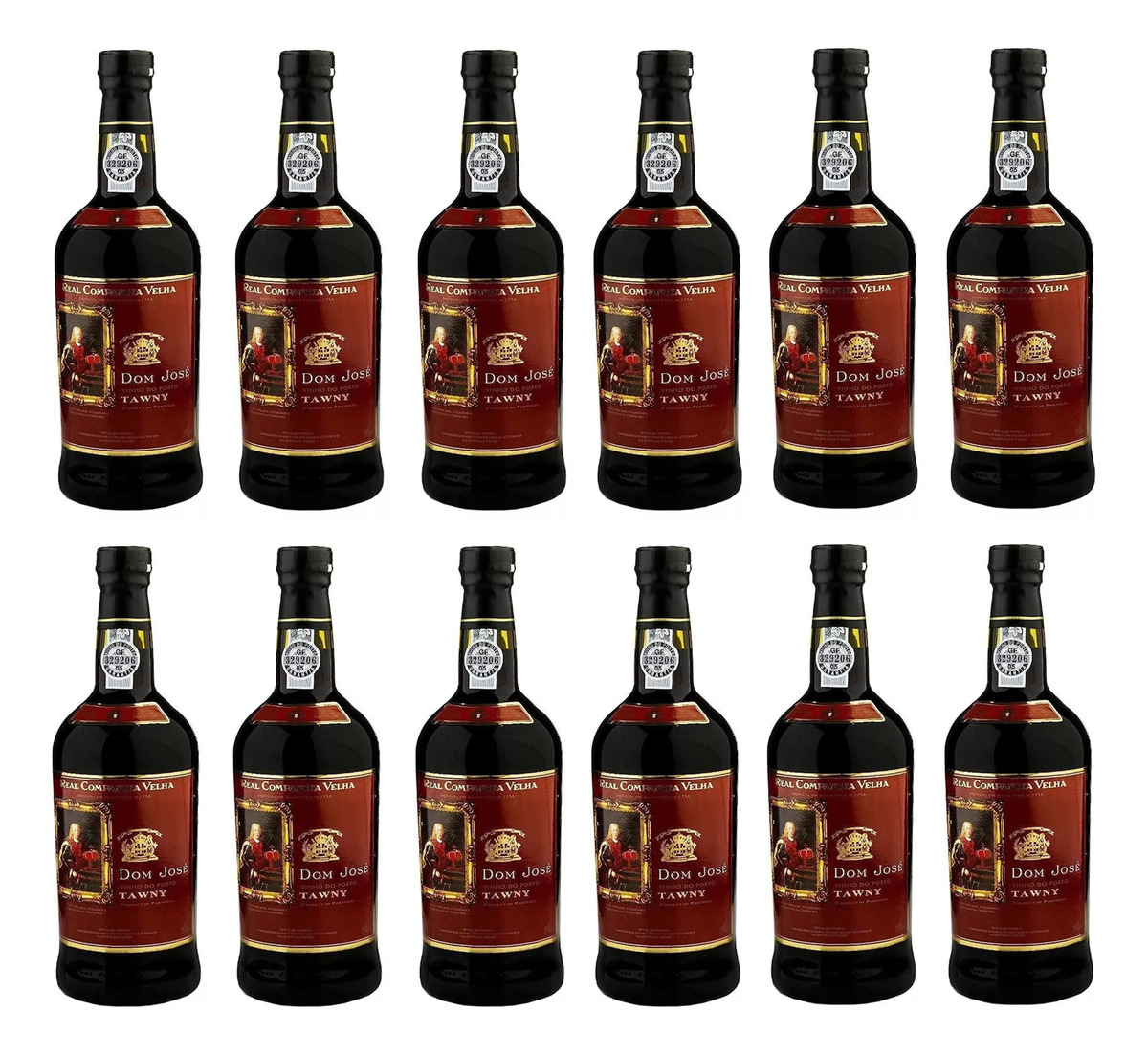 X12 Vino Dom José Oporto Tawny 750 Ml Real Companhia Velha