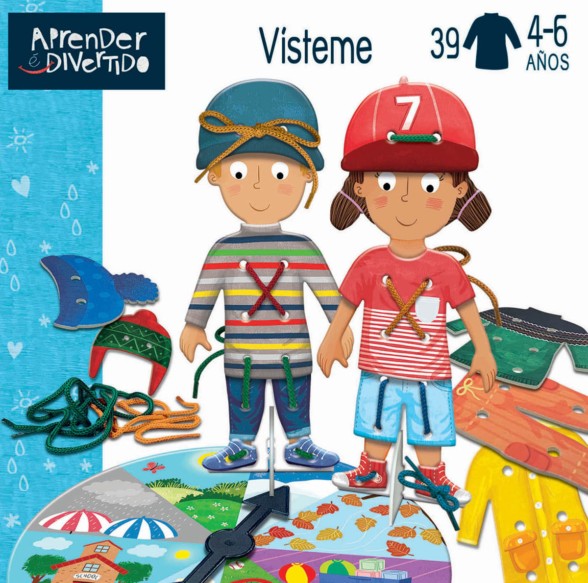 Juego De Mesa Visteme 39 Prendas Aprender Infantil Educa Tx