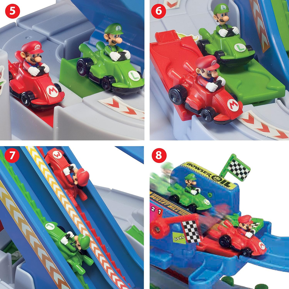 Pista Carreras Super Mario Kart Racing Deluxe Juguete Niño