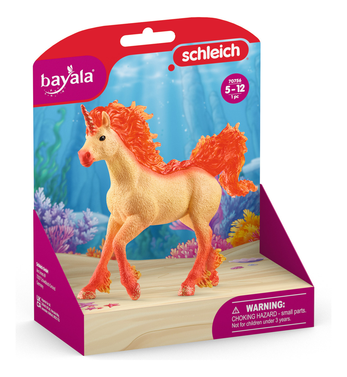 Semental Unicornio De Fuego Schleich Bayala Crin Flamante Tx