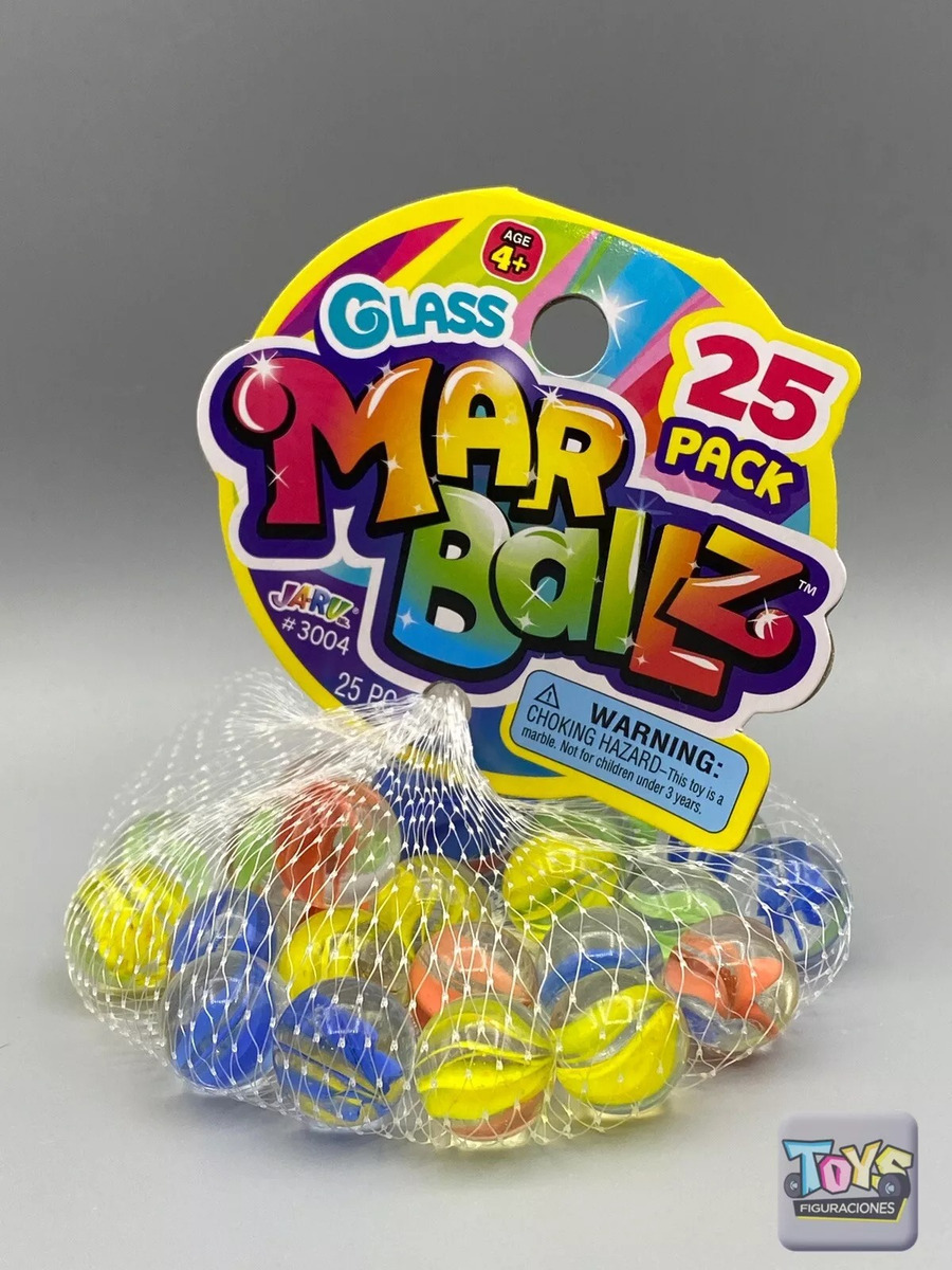 Juego 25 Bolitas Canicas Vidrio Infantil Tiktok Ja Ru Trx