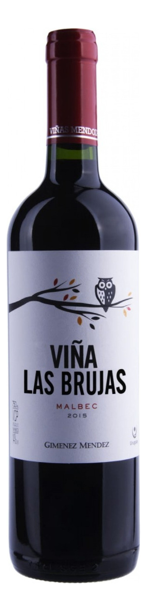 Vino Viña Las Brujas Malbec Gimenez Mendez Botella 750 Ml