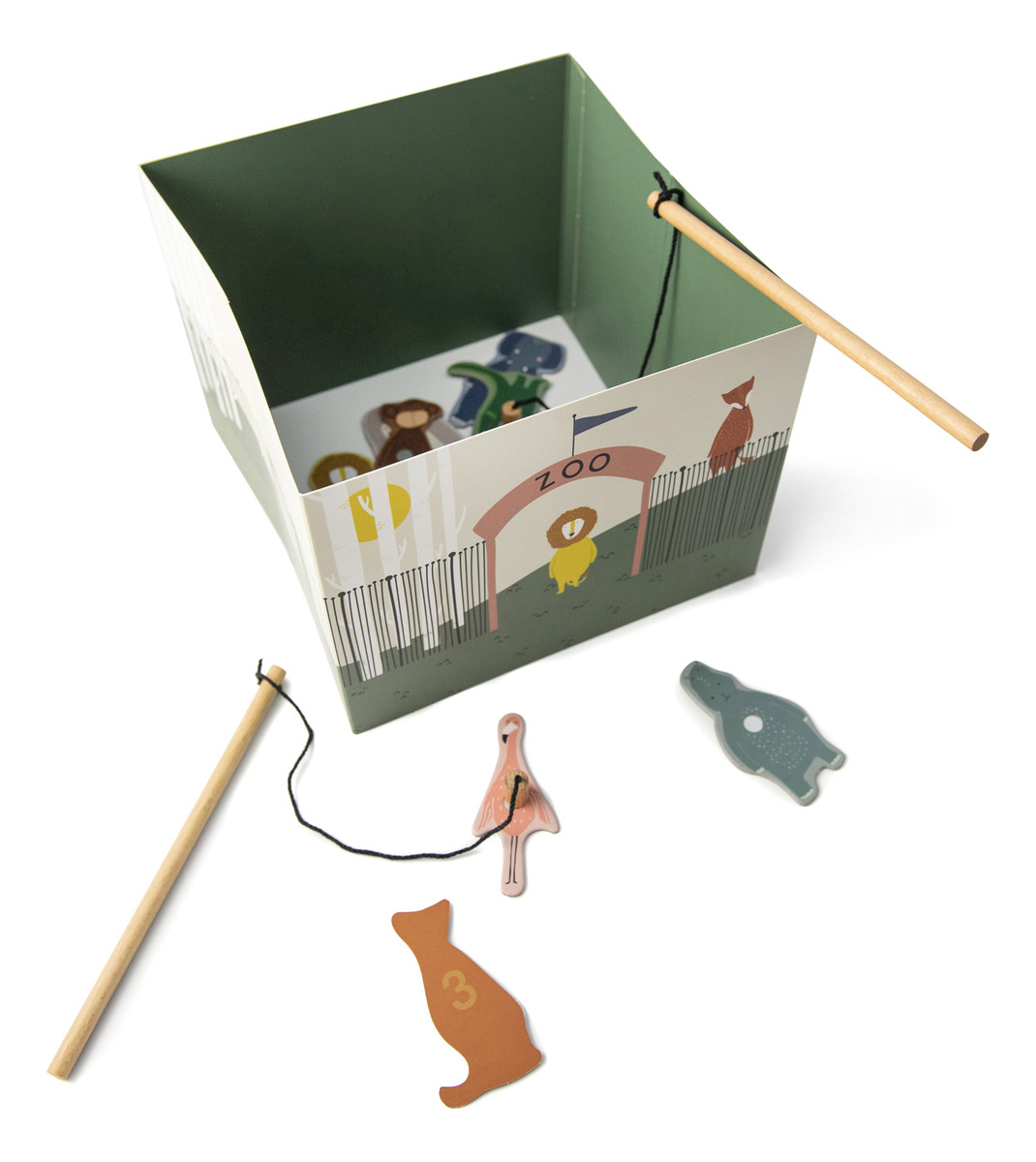 Juego Didactico Marionetas Zoologico Animales Trixie Trex