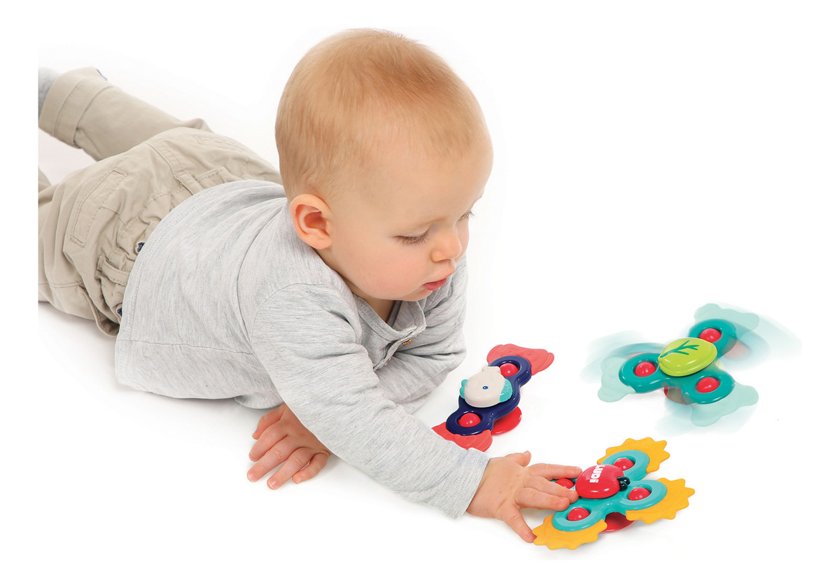 Set Baby Spinners Sensorial Ludi Bebe 10 Meses Calidad Trex