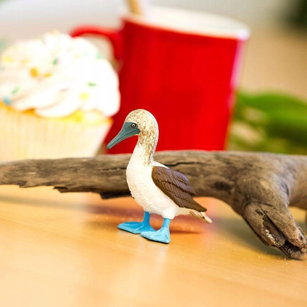 Figura Muñeco Safari Piquero Patiazul Ave Juguete Infantil