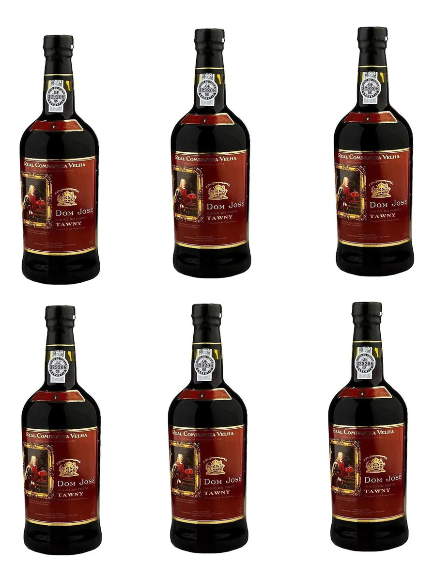 X6 Vino Dom José Oporto Tawny 750 Ml Real Companhia Velha