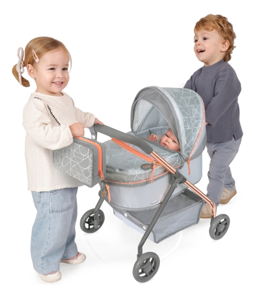 Coche Carrito Muñeca Ruedas De Cuevas Llorens Reborn Cytix