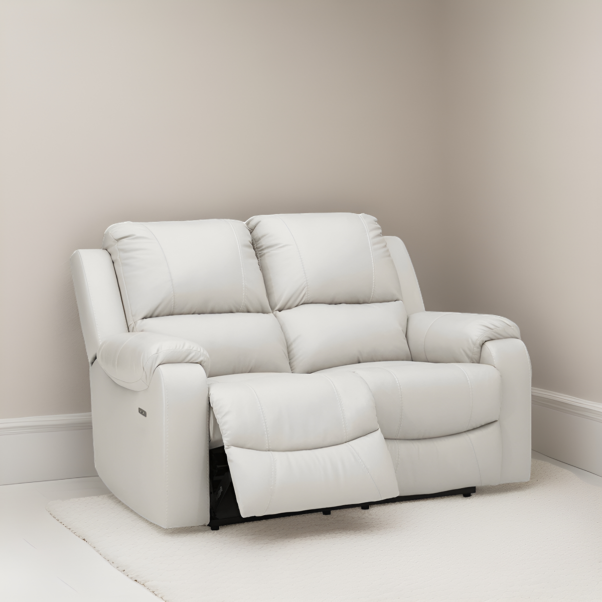 Sillón Reclinable 2 Cuerpos Masajeador Electrico Living Trex