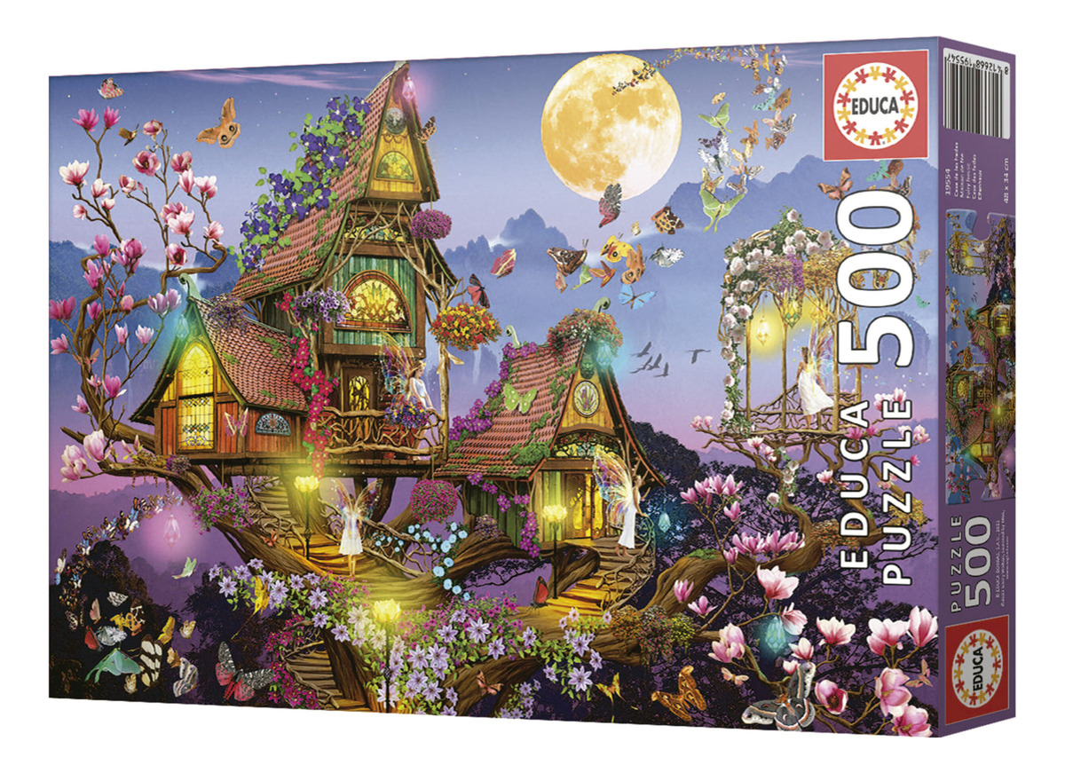 Puzzle Rompecabezas Educa Borras 500pcs Casa De Hadas 19554