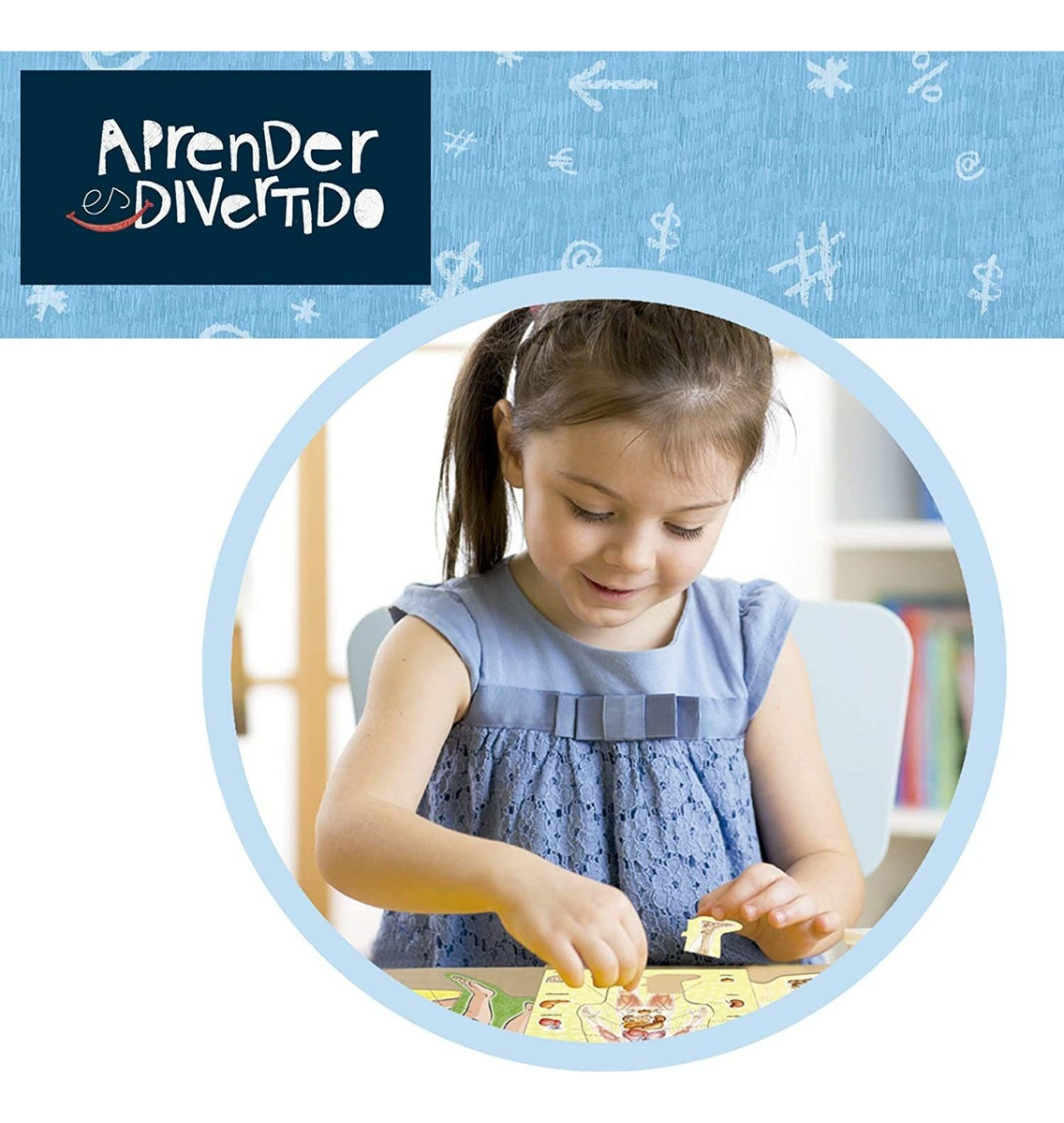 Puzzle Aprender El Cuerpo Humano Rompecabezas Educa Trex