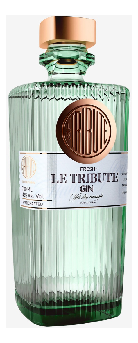 Gin Le Tribute Fresh Yet Dry Enough Botella 700ml Trex