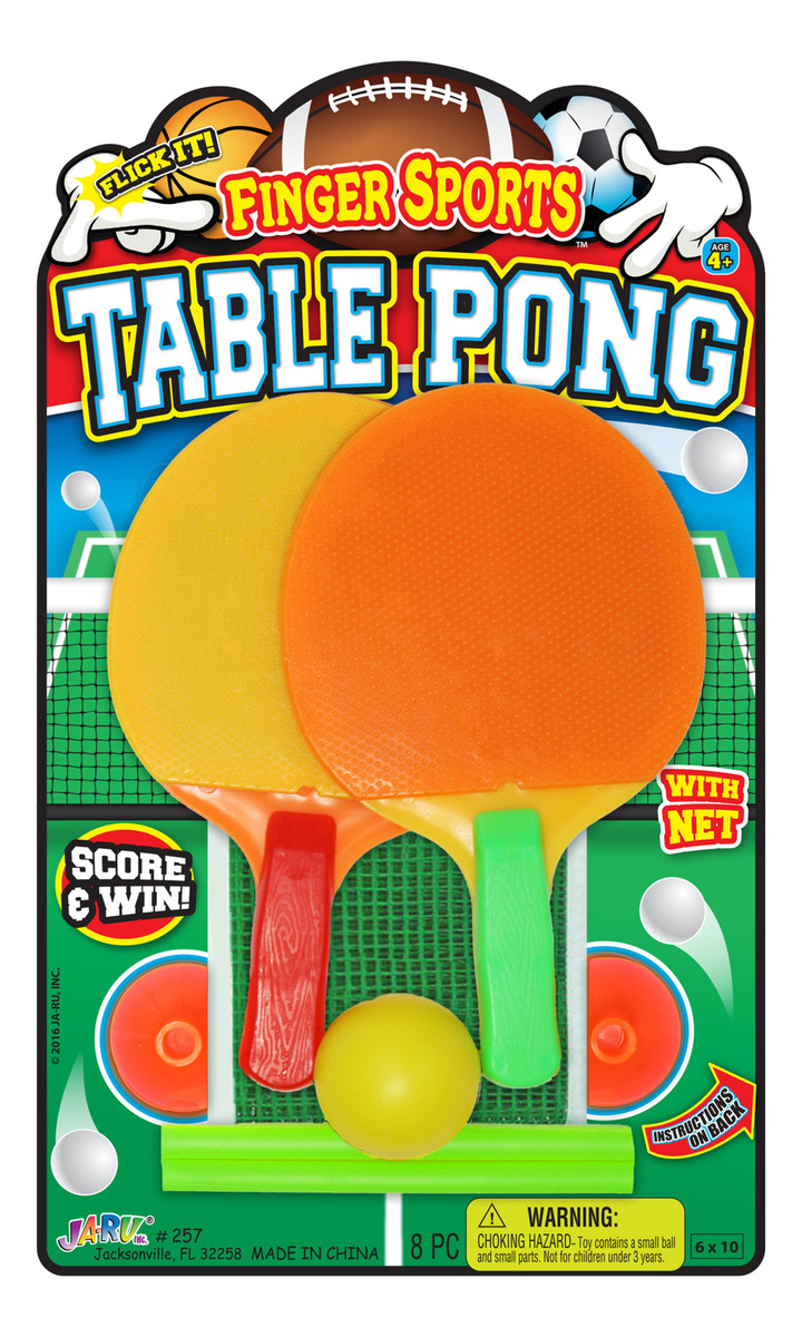 Kit Ping Pong De Mesa Infantil Paletas + Pelota + Red Ja-ru