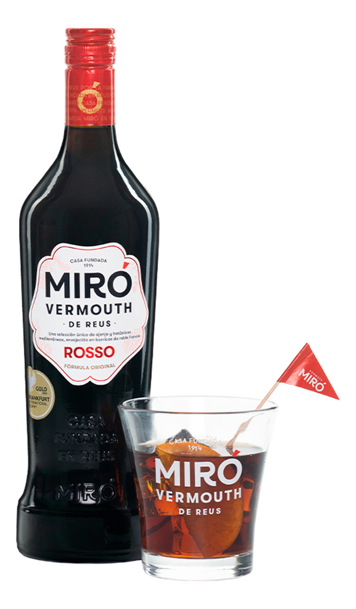 Vermuth Rosso Miro Apeitivo Botella 1l Aperitivos Calidad Tx