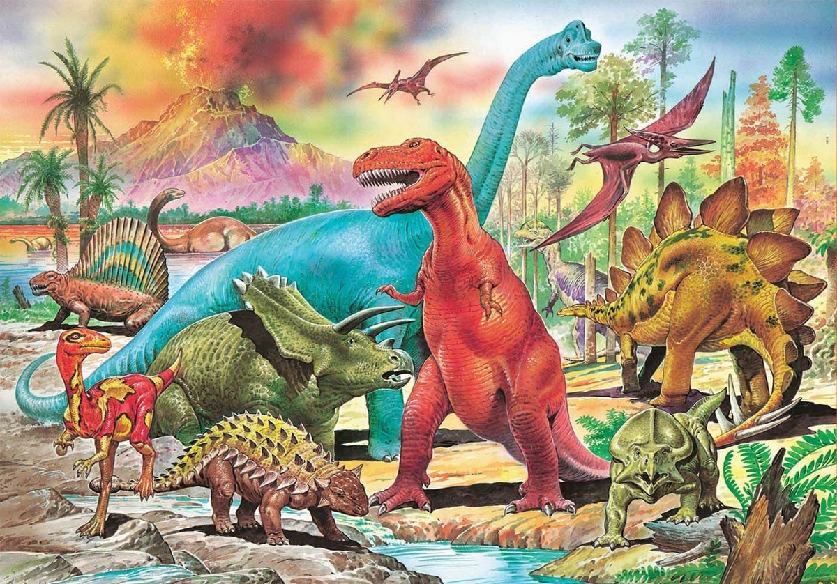 Puzzle 100 Piezas Dinosaurios Rompecabezas Niños Educa Tx