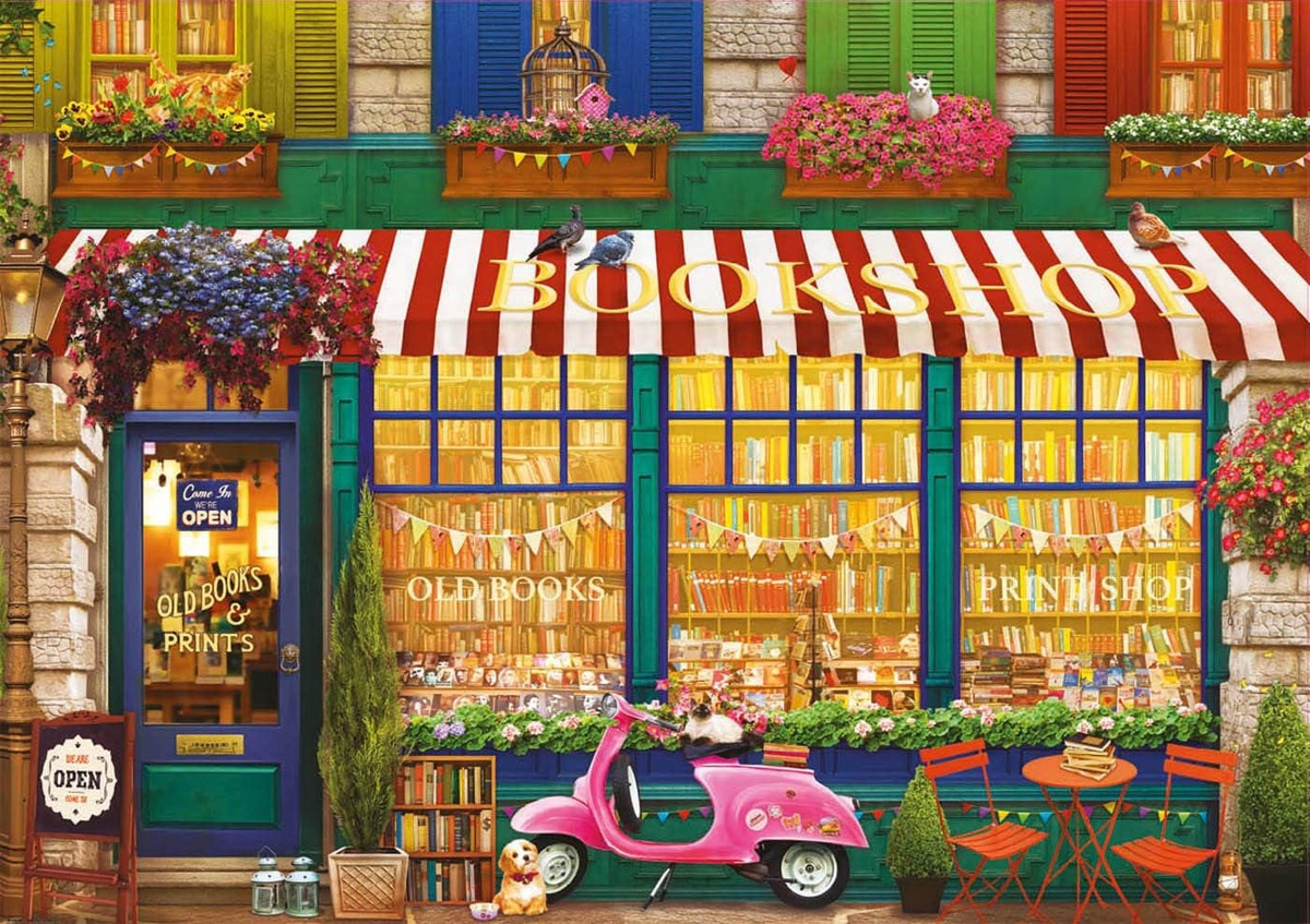 Puzzle Rompecabeza Educa Libreria Vintage 4000 Piezas Trex