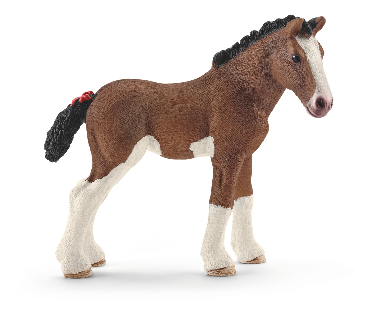 Figura Potro Caballo Semental Raza Clydesdale Schleich Trex