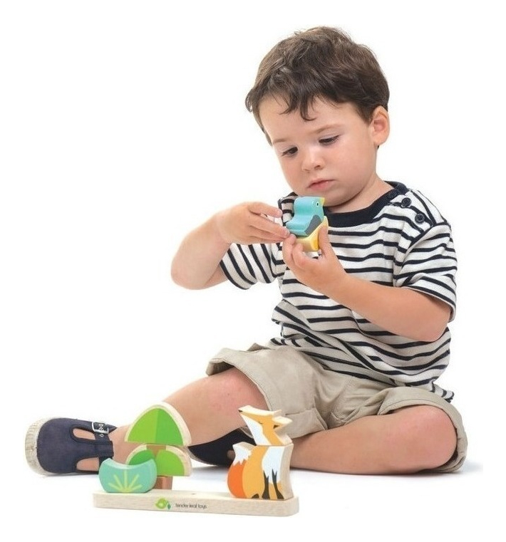 Tender Leaf Toys Apilador De Animales Niños Juguete Madera ®