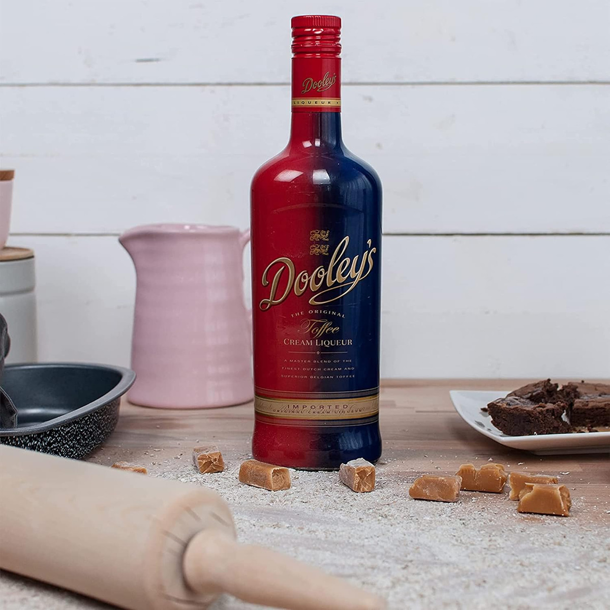 Licor Dooley's Toffee Cream Licor + Vaso De Regalo 700ml Trx
