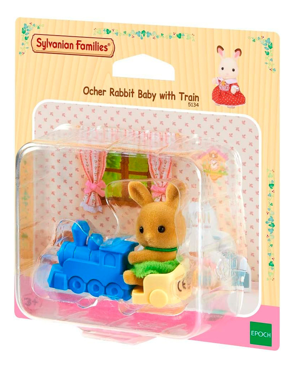 Sylvanian Families Bebe Conejo Con Tren Juego Accesorios Tx®
