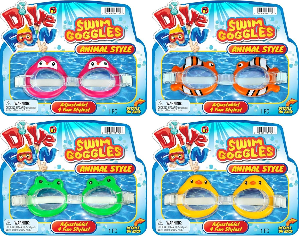 Lentes Natacion Animales Piscina Infantil Ja Ru Calidad Trex