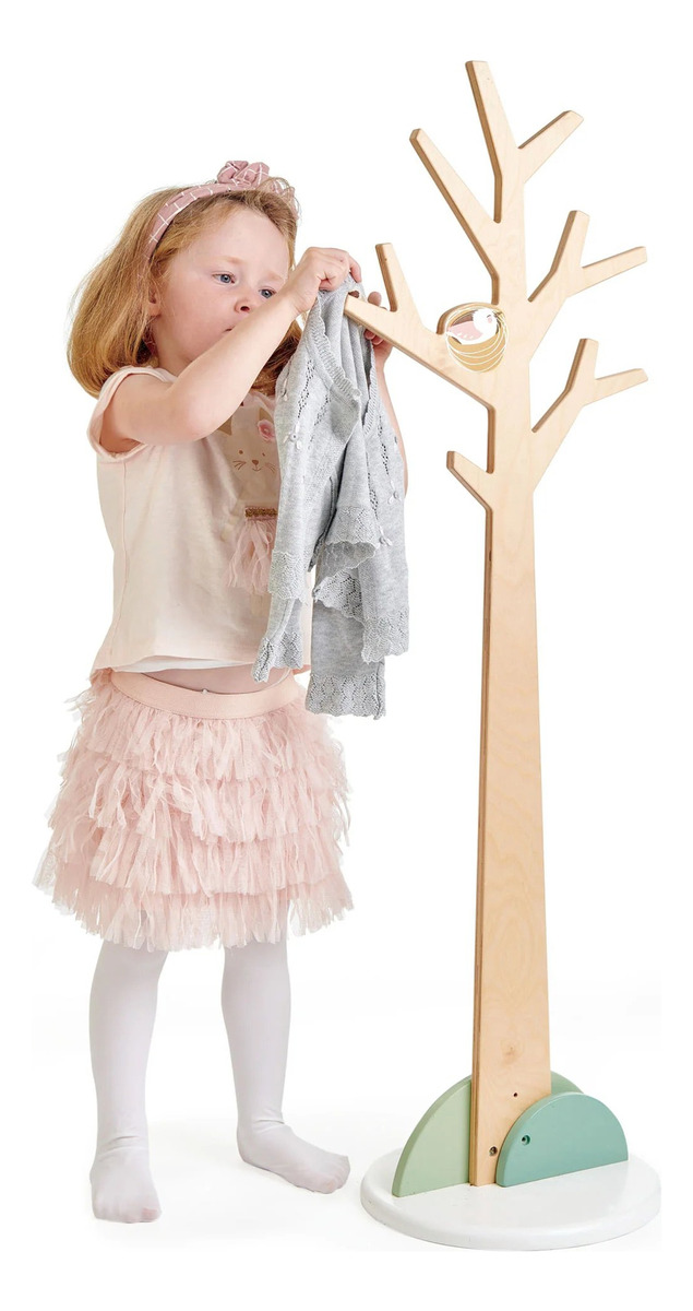 Perchero Bosque Tender Leaf Infantil Juguetes Madera Niño Tx