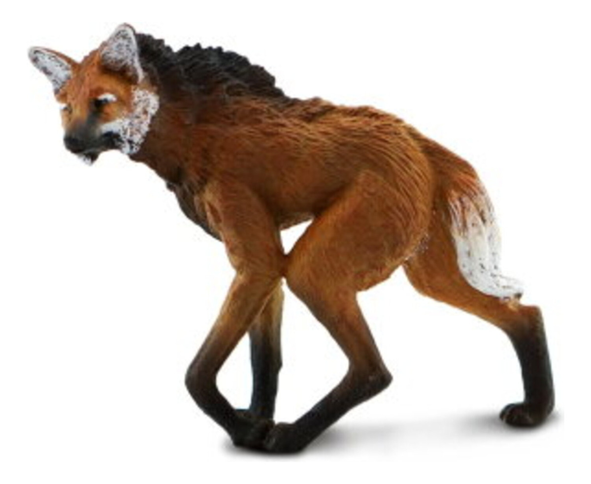Figura Safari Lobo Amelenado Coleccionable Animales Trex