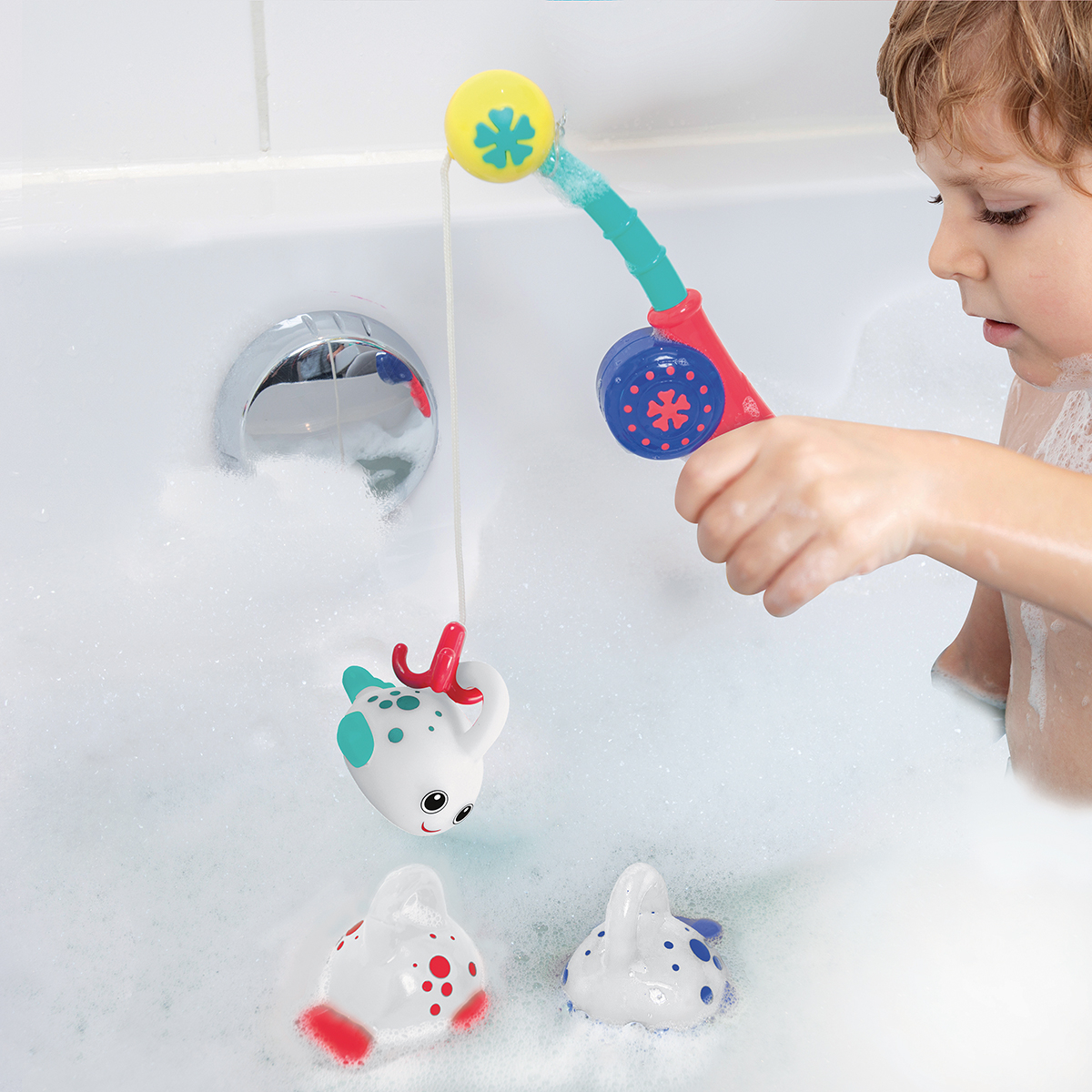 Juguete De Baño Para Pescar Agua Didactico Bebe Niño Ludi Tx