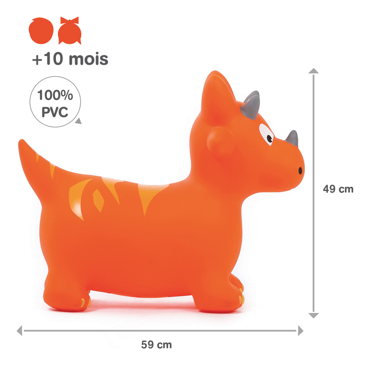 Burrito Saltarin Dinosaurio Ludi Infantil Divertido Trex