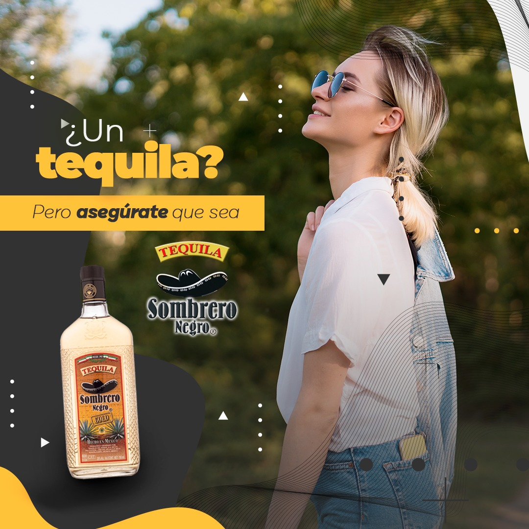 Tequila Silver Sombrero Negro 750 Ml Mexico Importado Trex