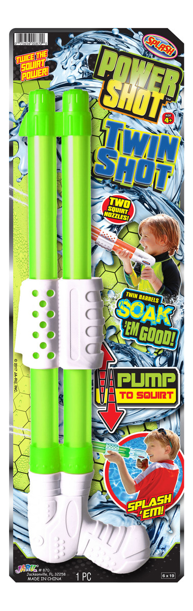 Escopeta Pistola Agua Power Shot Splash Infantil Ja Ru Trex