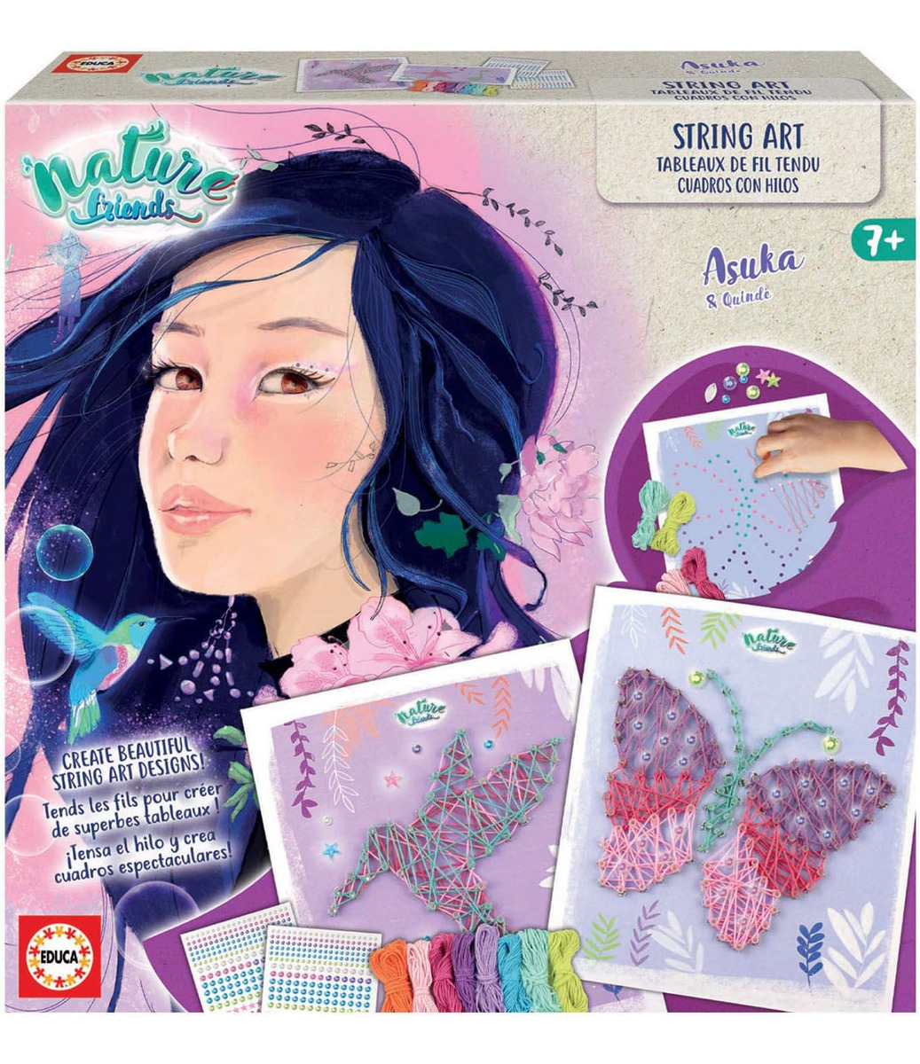 Juego Crea Cuadros 3d Educa Manualidades Nature Friends Trex