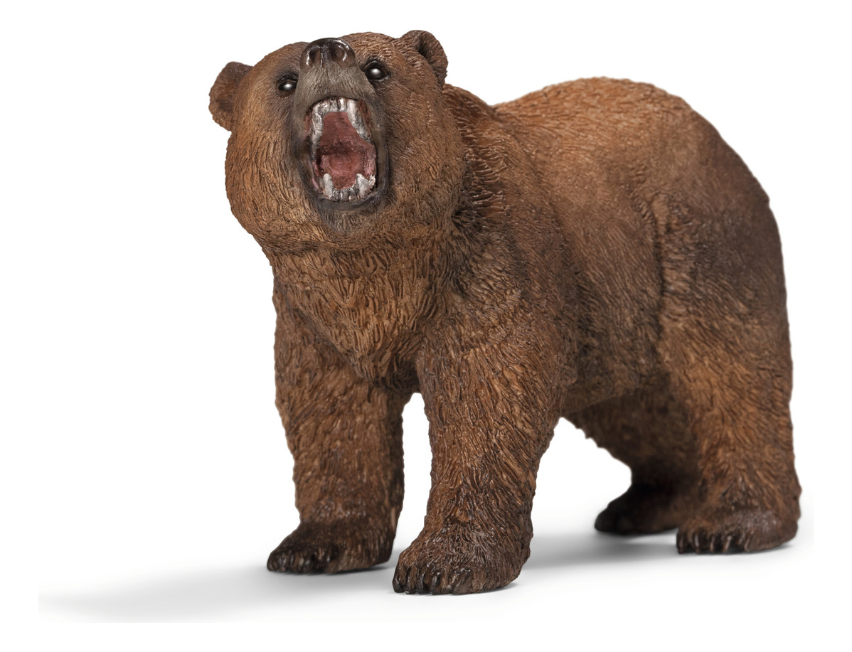 Figura Oso Grizzly Schleich Wild Life Realista Salvaje Trex