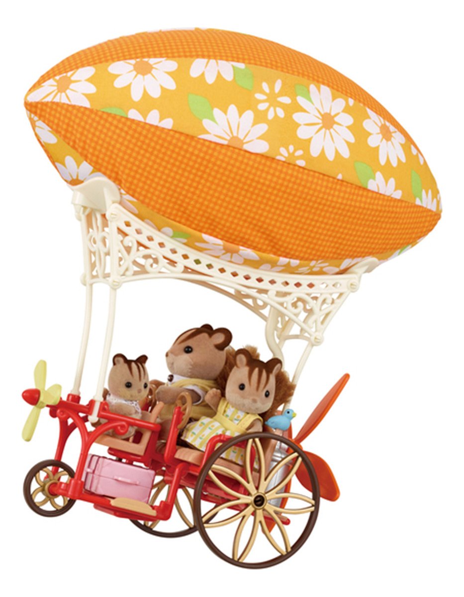 Sylvanian Families Bicicleta Globo Aerostatico Juguete Niños