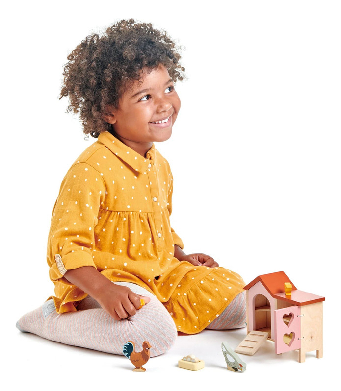 Gallinero Tender Leaf Hogar Juguetes Madera Infantil Niño Tx