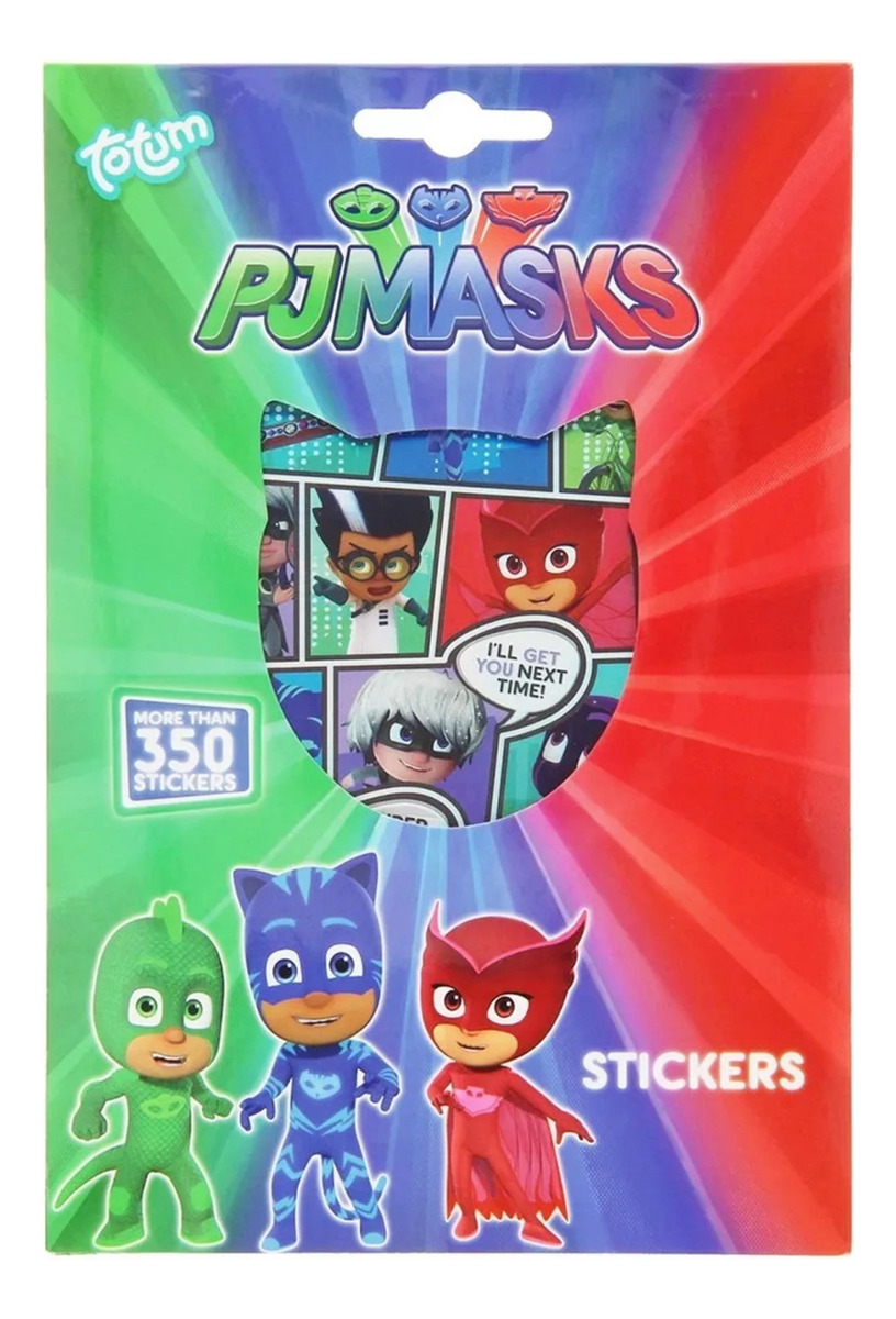 Totum Manualidades Pj Máscaras Pliego De Pegotines Trex