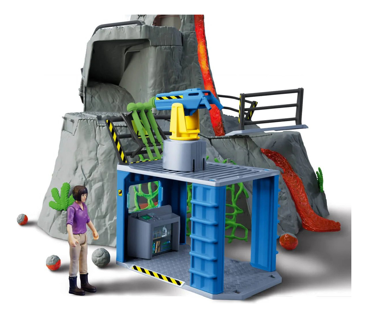 Campamento Base Expedición Volcán Schleich Juego Divierte Tx
