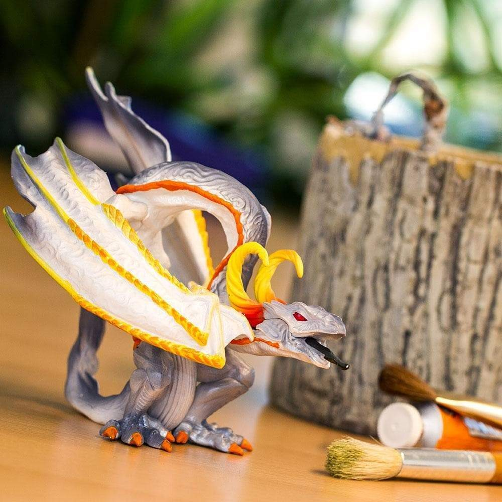 Dragon De Humo Realista Muñeco Figura Coleccion Safari Tx